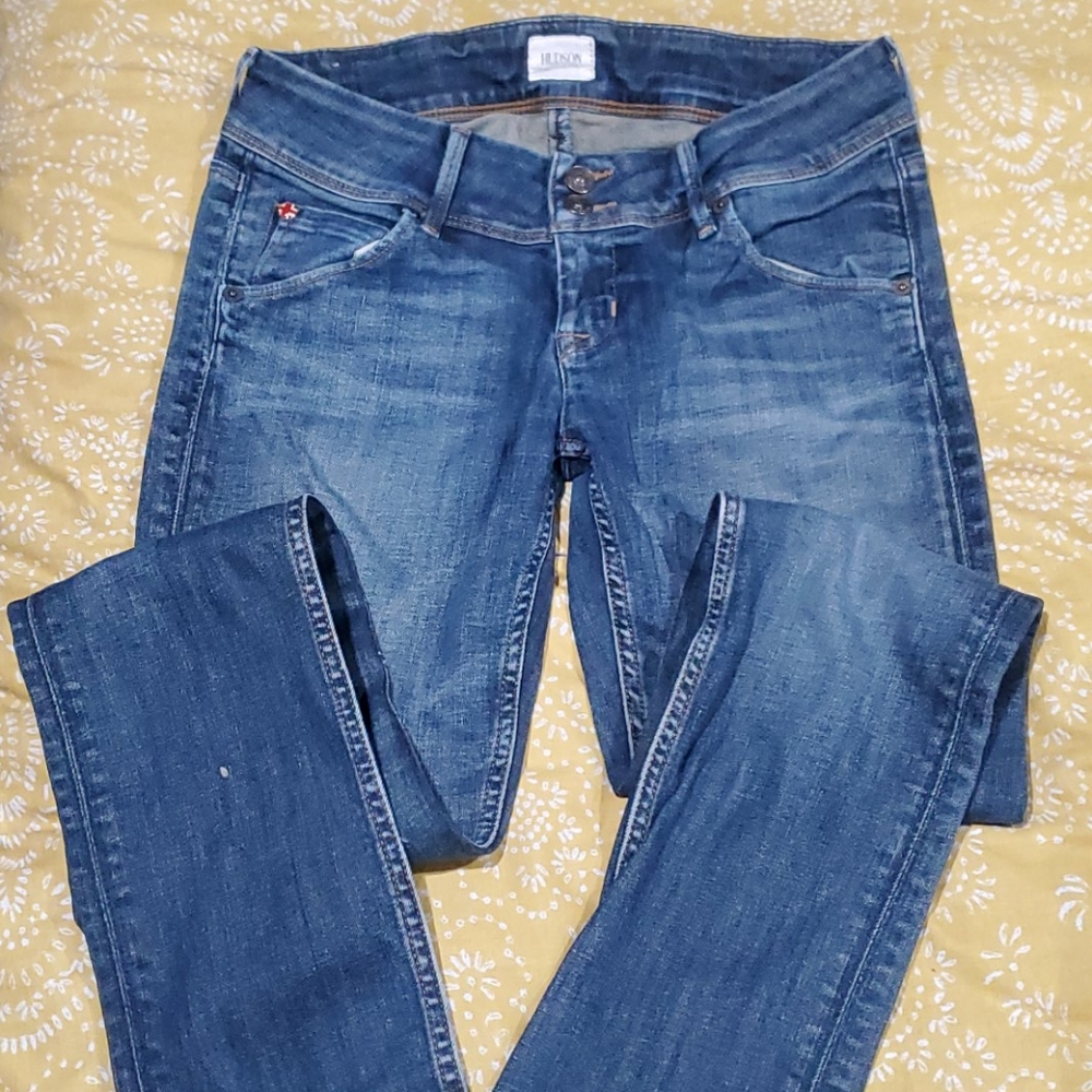 Hudson women's low-rise skinny jeans